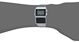 Casio Men's Silver Tone 25 Memory Calculator Databank Watch