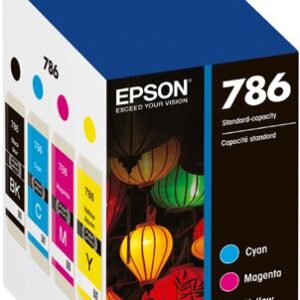 Epson T786120-BCS DURABrite Ultra Black and Color Combo Pack Standard Capacity Cartridge Ink, Black, Cyan, Magenta, Yellow