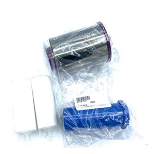 ZEBRA Technologies 800077-740 True Colors IX Series Color Ribbon for ZXP Series, 7 Compatible, Ymcko, 250 Labels per Roll