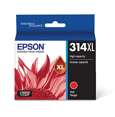 EPSON T314 Claria Photo HD -Ink High Capacity Red -Cartridge (T314XL820-S) for Select Epson Expression Photo Printers