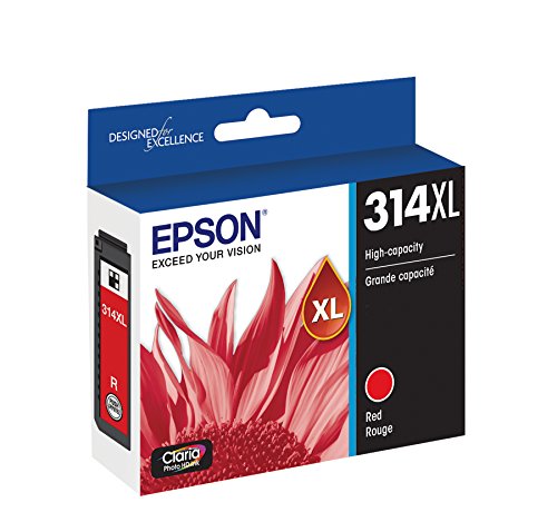 EPSON T314 Claria Photo HD -Ink High Capacity Red -Cartridge (T314XL820-S) for Select Epson Expression Photo Printers