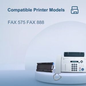 PC501 Compatible Brother PC-501 PC 501 PPF Print Fax Cartridge for Brother Fax 575 FAX-575 Printers -2 Pack