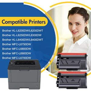 TN880 Super High Yield Toner Cartridge 2 Pack Black Replacement for Brother TN880 TN-880 TN 880 Toner Cartridge for Brother HL-L6200DW L6200DWT L6400DW L6400DWT MFC-L6700DW L6800DW L6900DW Printer