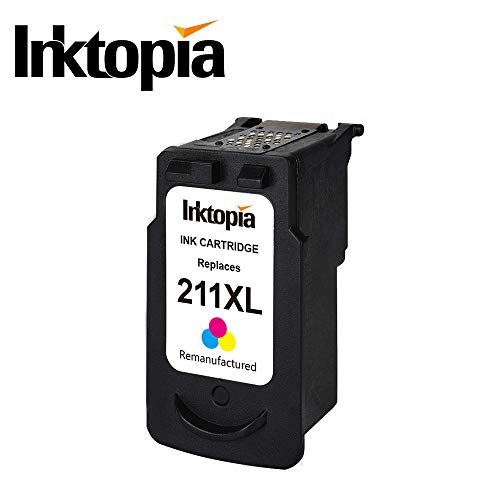 Inktopia Remanufactured Ink Cartridge Replacement for Canon 210XL PG-210XL 211XL CL211XL (2 Black,1 Color) for IP2700 IP2702 MP240 MP250 MP270 MP280 MP490 MP495 MP499 MX320 MX350 MX360 Printer
