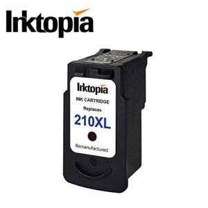 Inktopia Remanufactured Ink Cartridge Replacement for Canon 210XL PG-210XL 211XL CL211XL (2 Black,1 Color) for IP2700 IP2702 MP240 MP250 MP270 MP280 MP490 MP495 MP499 MX320 MX350 MX360 Printer