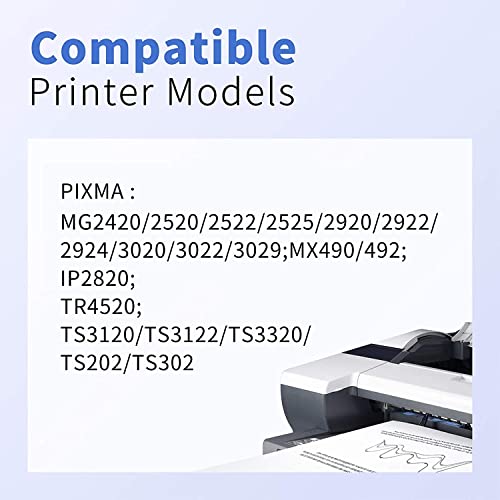 myCartridge SUPRINT 245XL Black Ink Remanufactured Ink Cartridge Replacement for Canon 245 XL 245XL PG-245XL for Pixma TR4520 MG2522 MX492 MX490 TR4500 TR4522 TS3122 TS3322 MG2525 Printer 245 XL