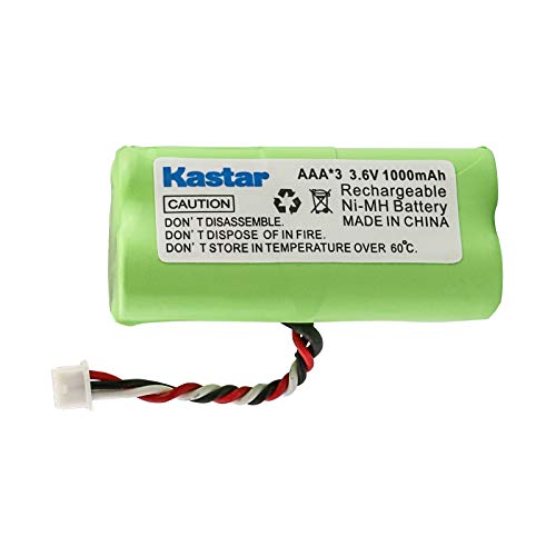 Kastar 5-Pack AAA 3.6V 1000mAh Ni-MH Rechargeable Battery Replacement for Zebra/Motorola Symbol 82-67705-01 Symbol LS-4278 LS4278-M BTRY-LS42RAAOE-01 DS-6878 Cordless Bluetooth Laser Barcode Scanner