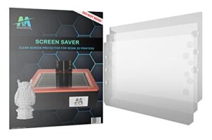 mach5ive screen saver- clear screen protector for photon mono x / 6k & m3 plus (3-pack)