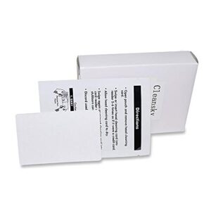 cr80 cleaning cards, dual side card reader cleaner, pos swipe terminal cleaning cards ck-cr80 (25pcs)