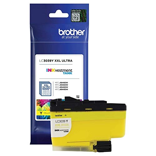 Brother Genuine LC3039C, LC3039M, LC3039Y Ultra High-Yield Cyan/Magenta/Yellow INKvestment Tank Ink Cartridge Color Set, LC3039