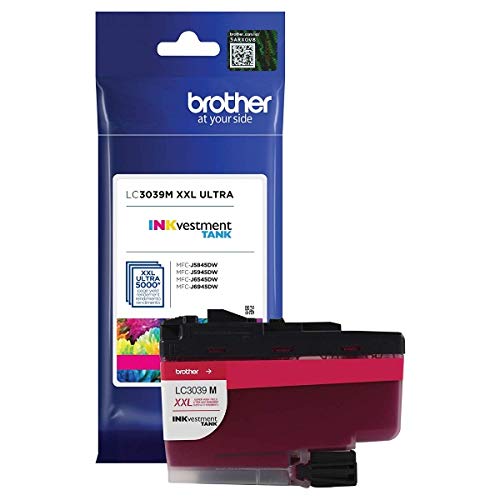 Brother Genuine LC3039C, LC3039M, LC3039Y Ultra High-Yield Cyan/Magenta/Yellow INKvestment Tank Ink Cartridge Color Set, LC3039