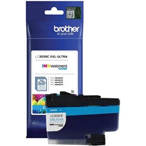 Brother Genuine LC3039C, LC3039M, LC3039Y Ultra High-Yield Cyan/Magenta/Yellow INKvestment Tank Ink Cartridge Color Set, LC3039