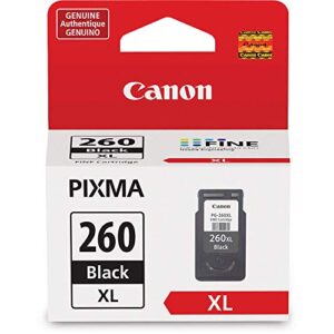 Canon PG-260 XL Black Ink Cartridge + CL-261 Color Ink Cartridge