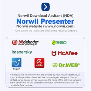 NORWII N26 Red Laser Pointer Presentation Clicker, 330FT Wireless Presenter Remote PowerPoint Clicker for Presentation Pointer Presenter PPT Clicker for Computer Laptop, Laser Pointer Cat Toy