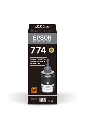 EPSON T774 EcoTank Ink Ultra-high Capacity Bottle Black (T774120-S) for Select Epson EcoTank Printers