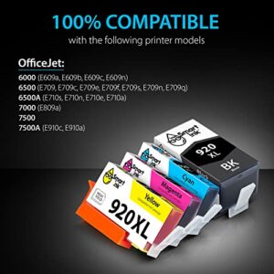 Smart Ink Compatible Ink Cartridge Replacement for HP 920 XL 920XL (2BK & 2C/M/Y 8 Pack Combo) to use with HP Officejet 6000 6500 6500A 7000 7500A 7500