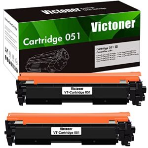 051 black toner cartridge 2-pack compatible replacement for canon 051 051h crg051 for canon imageclass mf269dw mf267dw mf264dw mf266dn mf263dn lbp162dw lbp161dn lbp1692dwkg printer