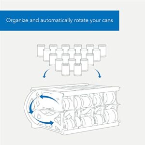 Cansolidator Pantry Plus Stores 60 cans | Rotate Cans First in First Out | Canned Food Organizer for Pantry | Canned Food Storage | Organize Your Kitchen and Pantry