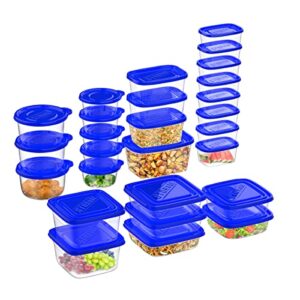 Chef Buddy 54-Piece Food Storage Container Set with Air Tight Lids, pc, Blue