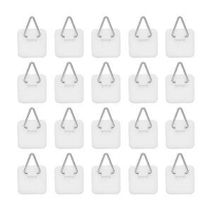 artliving 1.25 inch invisible adhesive plate hanger set vertical plate holders for the wall (20 pack)