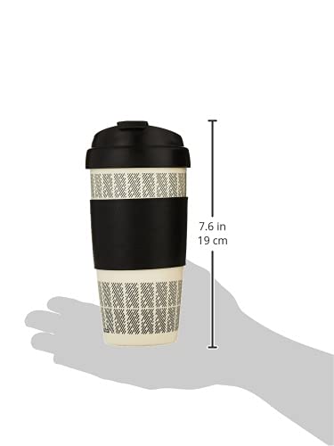 Copco 5237160 Reusable Set of 2 Insulated Double Wall Travel Mugs 16-ounce White/Black