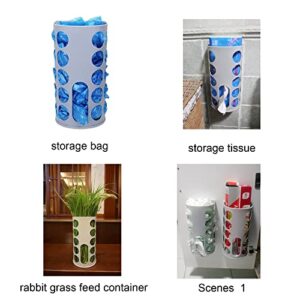 Plastic Bag Holder (2sets/pack) Grocery Bag Holder Good for storing plastic bags under the sink,Wall-mounted space-saving sock organizer and panty organizer in the cloakroom.Howley Home