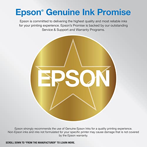 Epson EcoTank ET-4850 Wireless All-in-One Cartridge-Free Supertank Printer with Scanner, Copier, Fax, ADF and Ethernet (Renewed/Refurbished)