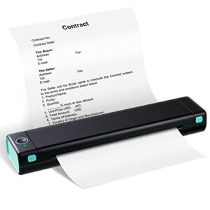 Itari Portable Printer Wireless for Travel - M08F-Letter Bluetooth Mobile Printer Support 8.5" X 11" US Letter, Inkless Thermal Compact Printer, Compatible with Android and iOS Phone & Laptop