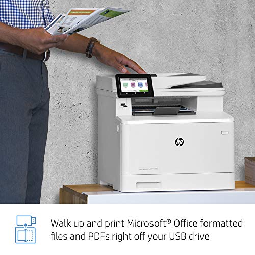 HP Color LaserJet Pro Multifunction M479fdn Laser Printer with One-Year, Next-Business Day, Onsite Warranty (W1A79A)