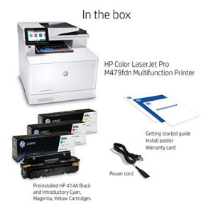 HP Color LaserJet Pro Multifunction M479fdn Laser Printer with One-Year, Next-Business Day, Onsite Warranty (W1A79A)