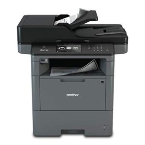 brother monochrome laser, multifunction, all-in-one printer, mfc-l6800dw, wireless networking, mobile printing & scanning, duplex print, scan & copy, amazon dash replenishment ready, black