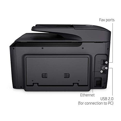 HP OfficeJet Pro 8710 All-in-One Wireless Printer, HP Instant Ink or Amazon Dash replenishment ready (M9L66A), Black