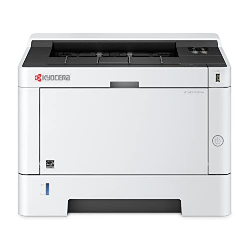 Kyocera ECOSYS P2235dw Monochrome Network Laser Printer, 37ppm, Up To Fine 1200 dpi, Gigabit Ethernet, Wireless & Wi-Fi Direct, Mobile Print, Auto-Duplex, LED Control Panel, 256 mb, 250 sheet tray