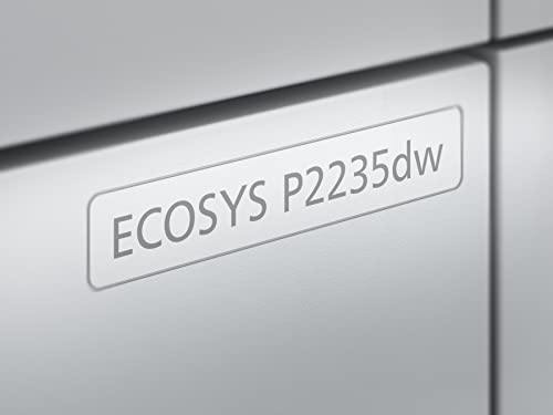 Kyocera ECOSYS P2235dw Monochrome Network Laser Printer, 37ppm, Up To Fine 1200 dpi, Gigabit Ethernet, Wireless & Wi-Fi Direct, Mobile Print, Auto-Duplex, LED Control Panel, 256 mb, 250 sheet tray