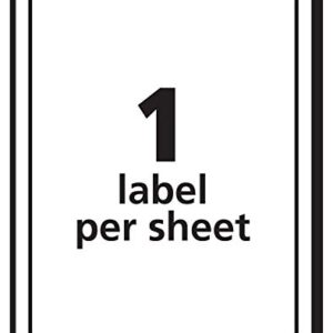 Avery Printable Shipping Labels, 4" x 6", White, Packs of 20, 6 Packs, 120 Blank Address Labels Total (05292)