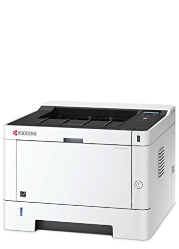 Kyocera ECOSYS P2040dw Monochrome Network Laser Printer, 42 PPM B&W, Print Resolution 600 x 600 DPI Up to Fine 1200 DPI, Standard Wireless and Wi-Fi Direct Capability, 256 MB Memory