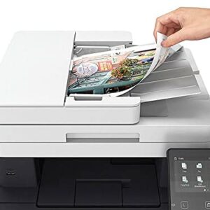 Canon imageCLASS MF741CdwB All-In-One Wireless Color Laser Printer for Business Office, White - Print Scan Copy - 5" Touchscreen, 28 ppm, 600 x 600 dpi, 1GB Memory, Auto 2-Sided Printing, 50-sheet ADF