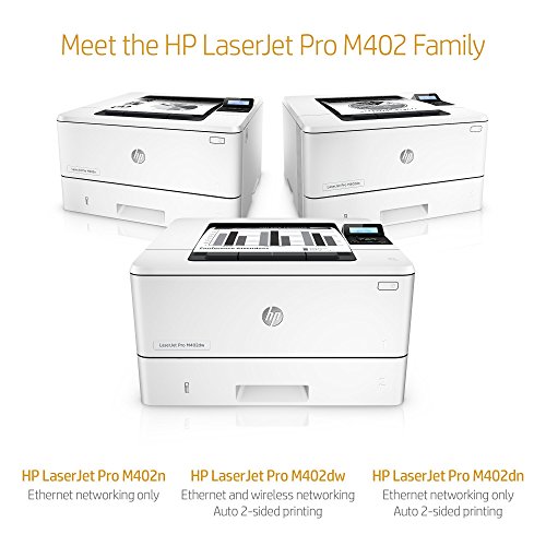 HP Laserjet Pro M402dn Monochrome Printer, Amazon Dash Replenishment Ready (C5F94A) (Renewed)