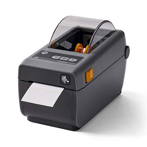 ZEBRA ZD410 Direct Thermal Desktop Printer Print Width of 2 in USB Bluetooth and Wifi Connectivity ZD41022-D01W01EZ