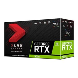 PNY GeForce RTX 3070 8GB XLR8 Gaming REVEL EPIC-X RGB Triple Fan Graphics Card (Renewed)