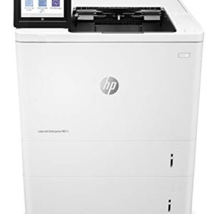 HP LaserJet Enterprise M611x Monochrome Printer with built-in Ethernet, 2-sided printing & extra paper tray (7PS85A) White