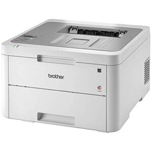 Brother HL-L3210CW USB & Wireless Digital Color Laser Printer for Home Business Office - Single-Function: Print Only - 600 x 2400 dpi, 250-Sheet Large Capacity, BROAGE Printer Cable