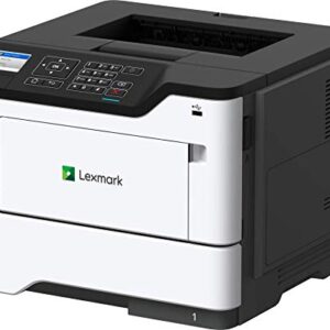 Lexmark B2650dw Monochrome Laser Printer, Duplex with Two Sided Printing, Wireless Network Capability (36SC471), Medium, White/Gray