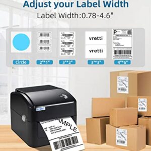 VRETTI Shipping Label Printer, Thermal Label Printer for Shipping Packages, 4x6 Barcode Label Printer Compatible with Windows & Mac System, Label Maker Machine for Small Business UPS Ebay Amazon label