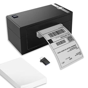 LUFIER 4x6 Label Printer - Commercial Grade Thermal Label Printer for Shipping Packages, Thermal Printer for Shipping Labels Printer Work with USPS UPS FedEx Shopify Ebay Amazon Support Windows & Mac