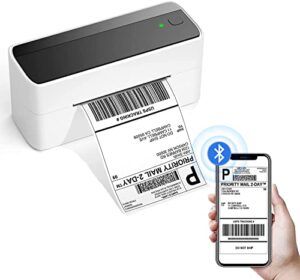 phomemo bluetooth thermal label printer, wireless label printer for shipping package & small business, 4×6 address label printers, thermal printer support iphone, ipad, mac, windows, android