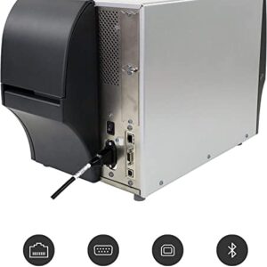 ZEBRA ZT411 300 dpi Thermal Transfer and Direct Thermal Industrial Printer - Ethernet, Bluetooth, Serial, USB, Connectivity, 14 IPS, 4-inch Print Width, Monochrome - ZT41143-T010000Z, JTTANDS