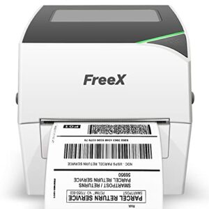 FreeX [Intro Offer] SuperRoll USB Thermal Printer for 4x6 Shipping Labels | 4x6 Shipping Labels Printer | Works with Zebra, Brother, Dymo Labelwriter 4XL, Rollo, Munbyn, MFlabel Labels