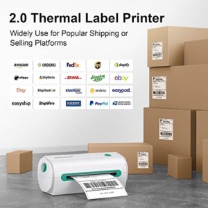 ALFUHEIM Thermal Label Printer TDD 4x6 Thermal Shipping Label Printer for Shipping Packages Small Business, Compatible with USPS, UPS, FedEx, Shopify, Amazon, Ebay, Supports Windows, Mac OS