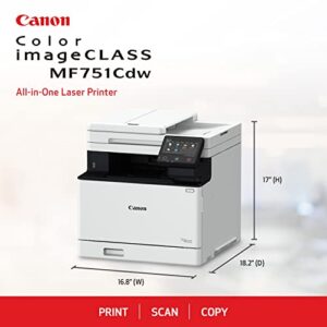 Canon Color imageCLASS MF751Cdw - Multifunction, Duplex, Wireless, Mobile-Ready Laser Printer with 3 Year Limited Warranty